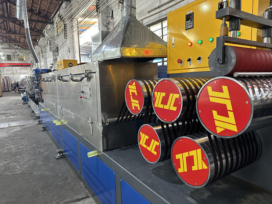 Αυτόματη γραμμή παραγωγής δεματικών ταινιών PP Γραμμή παραγωγής δεματικών ταινιών PP υψηλής ταχύτητας