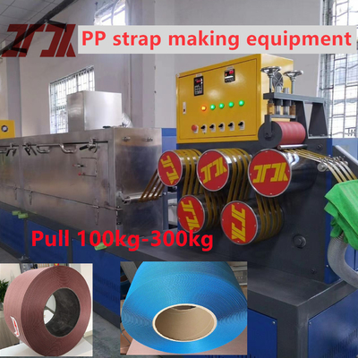 200 kg/h Double Screw PP Packing Belt Strap Manufacturing Extrusion Making Machine with Double Screen Changer (Μηχανή κατασκευής ταινιών συσκευασίας με διπλή βίδα)