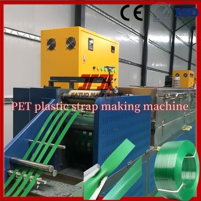 ΠΕΤ πακέτο παλέτες Strap Extrusion Making Machine με αυτόματη πλέκτρια Make Strong Tension Strap 350-950kg