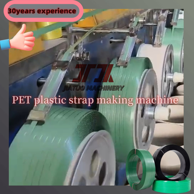 High Quality 400kg/H PET Automatic Strapping Band Belt Manufacturing Making Extrusion Machine With PLC Control System