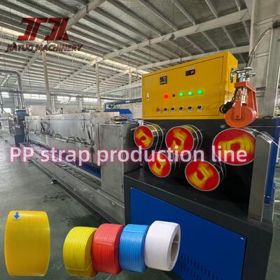 Μηχανή Παραγωγής Ιμάντα Συσκευασίας PP Polyester Πλάτους 5-19mm Με Αυτόματο Τυλιχτή