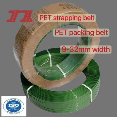 Πράσινο ιμάντα PET 16 mm αυτόματη συσκευασία PET ιμάντα PET ιμάντα για αυτόματα εργαλεία ιμάντα