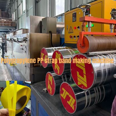 300m/min Ηλεκτρική εξοικονόμηση PP ταινίες εξωρύθμισης με 38CrMoAlA βίδα για χαμηλή καμπύλη ταινία