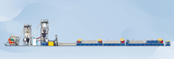 Λουρί της PET πολυεστέρα που κατασκευάζει τη μηχανή 200kg/H GUGAO γραμμών παραγωγής μηχανών